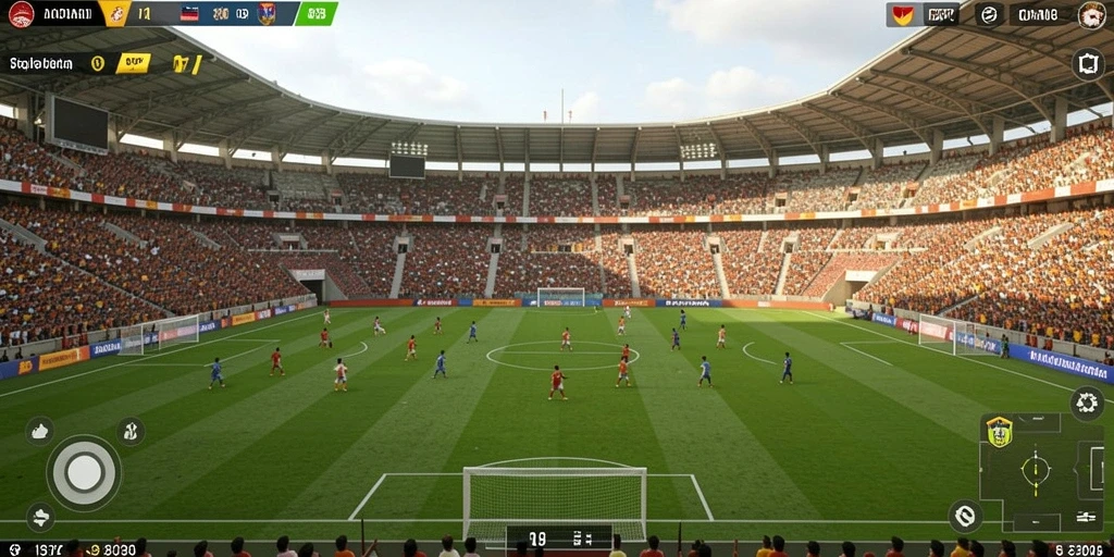Pengguna menikmati fitur interaksi dalam game.