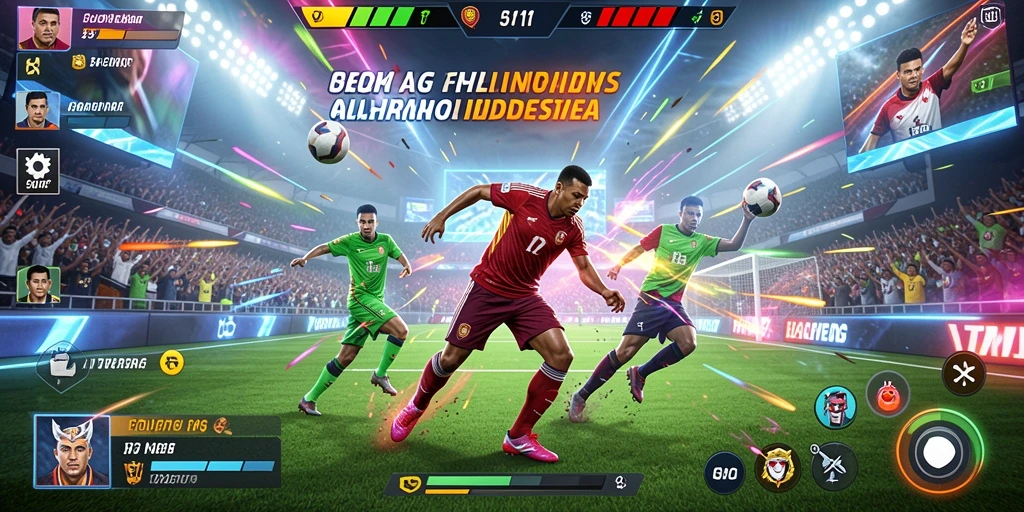 Tampilan interaksi sosial antara pemain di dalam game.