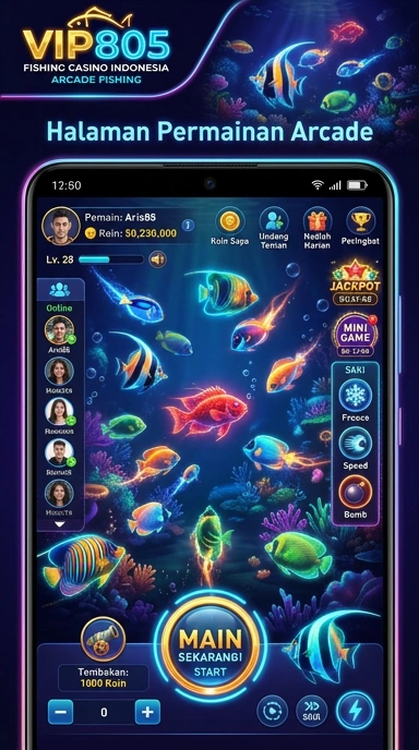 vip805 — layar beranda